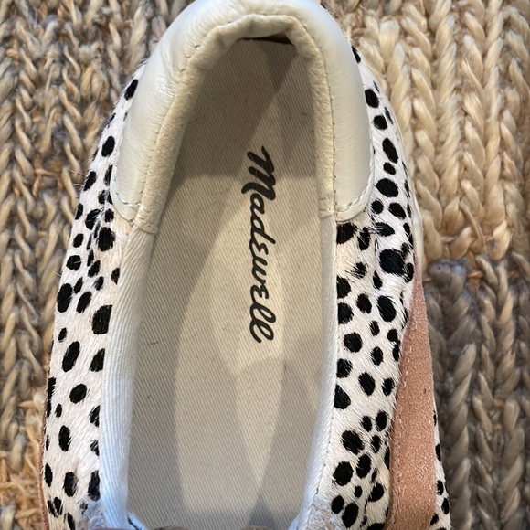 Madewell White and Pink Polka Dot Sneakers - Picture 7 of 8